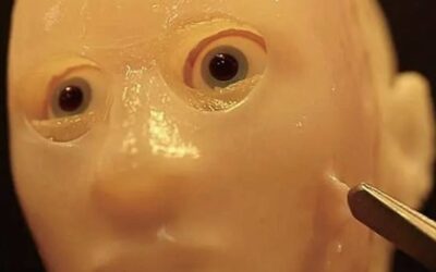 Crean robots con piel humana «viva» y el resultado es digno de una película de terror
