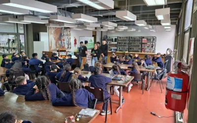 Niños de la Fundación Pupi asistieron a taller de robótica