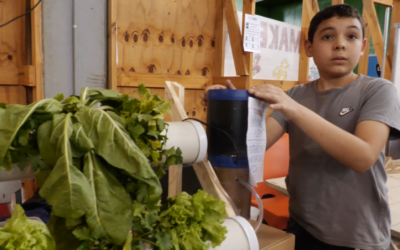Estudiantes de robótica de Alem desarrollan HidroCompost, un sistema para cultivar sin químicos