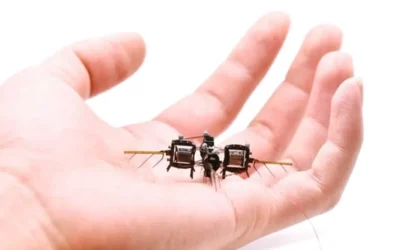 La abeja robótica que promete salvar a la agricultura con la polinización artificial