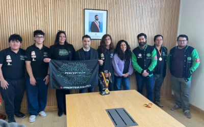 Equipo de robótica de Calle Larga visitó el ministerio de ciencias