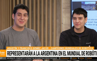 La historia de los hermanos de 18 y 20 años que representarán a Argentina en un mundial de robótica en Japón