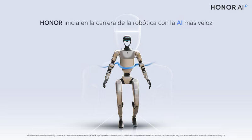 HONOR incursiona en la robótica: robot humanoide rompe récord en velocidad gracias a su inteligencia artificial