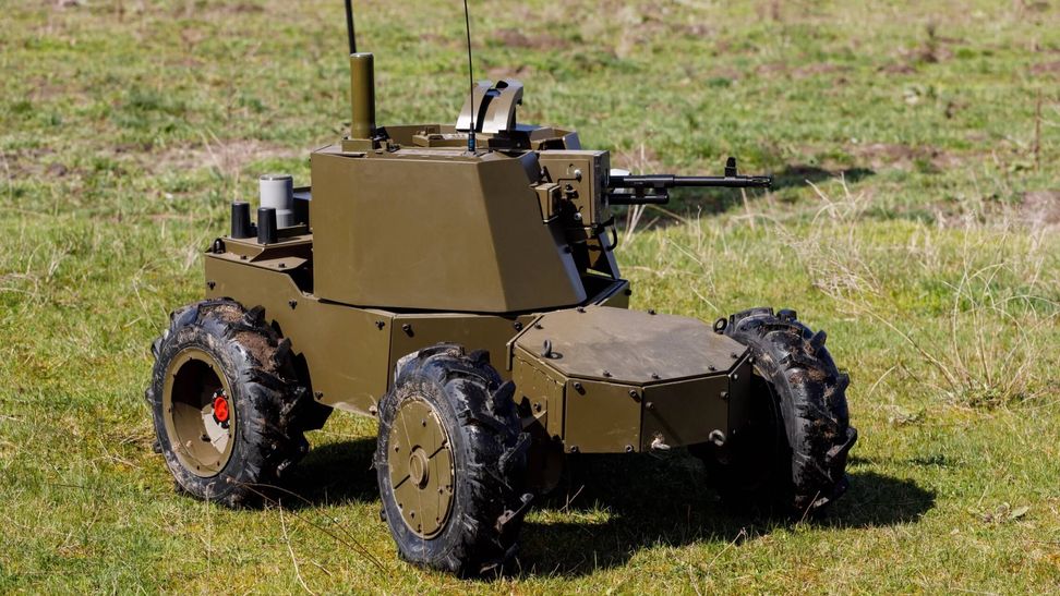Ucrania muestra cómo su nuevo robot arrasa posiciones rusas al más puro estilo Terminator
