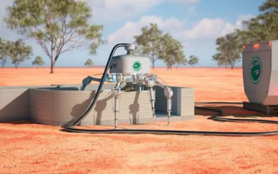 Luz verde al robot que construirá casas en 24 horas sin cemento en la Tierra, la Luna o el espacio